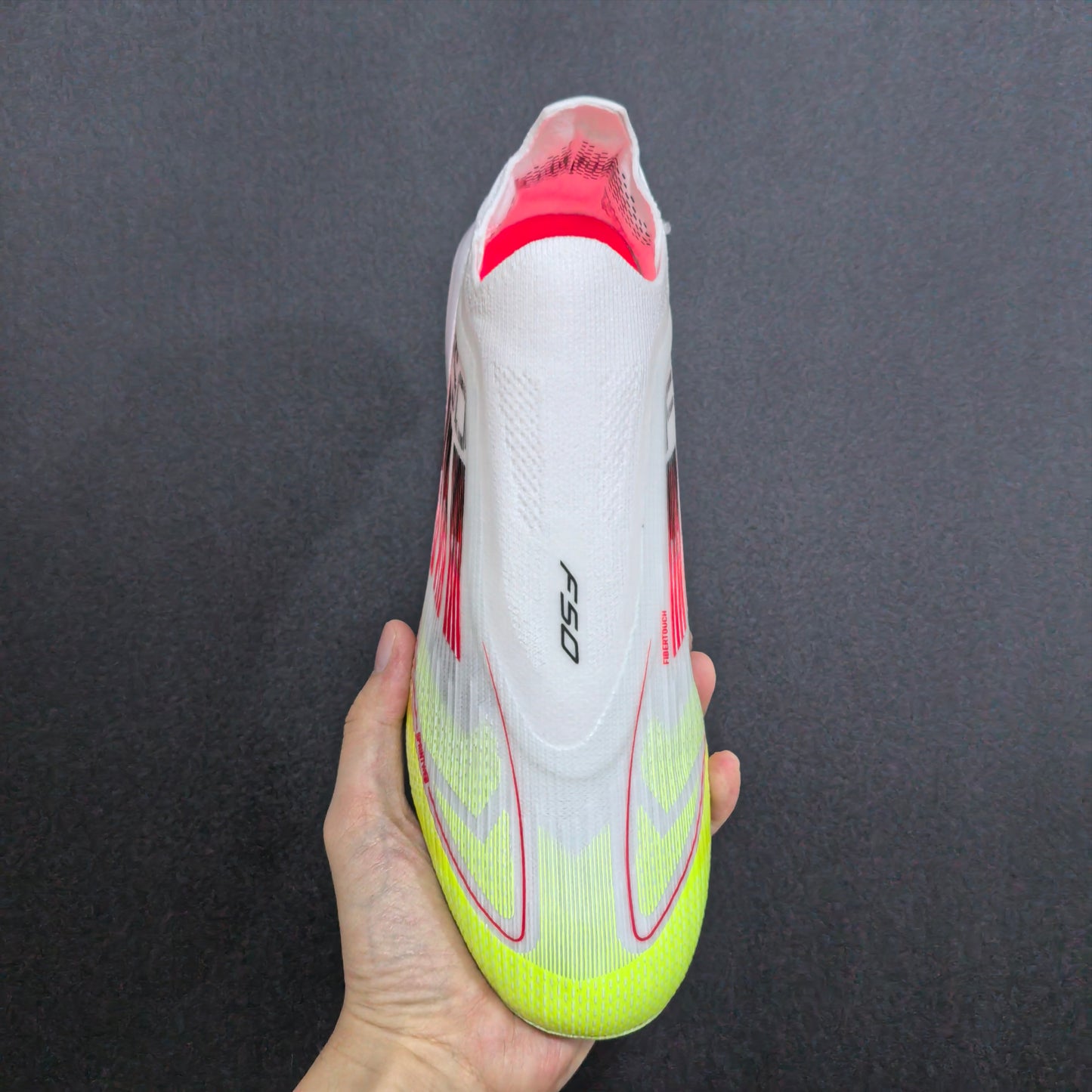 F50 ELITE FG WHITE/RED/YELLOW