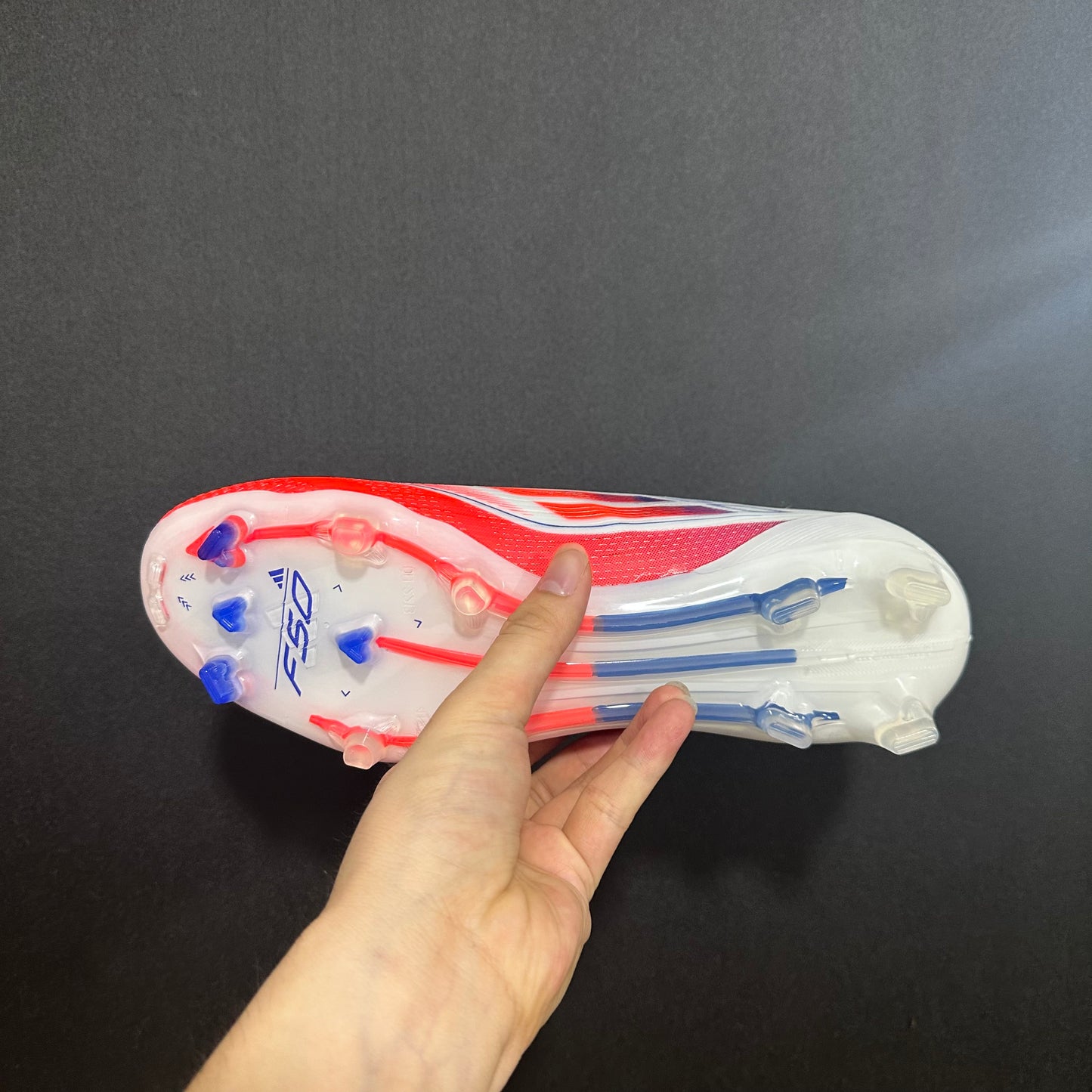F50 ELITE FG WHITE/ORANGE/BLUE