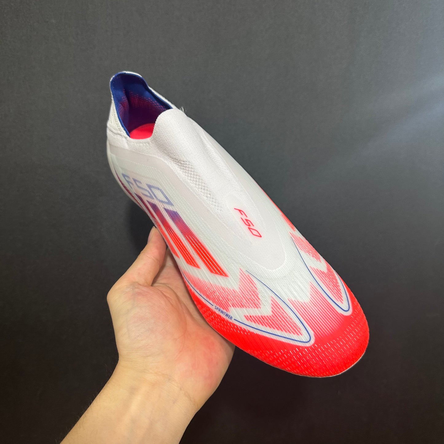 F50 ELITE FG WHITE/ORANGE/BLUE