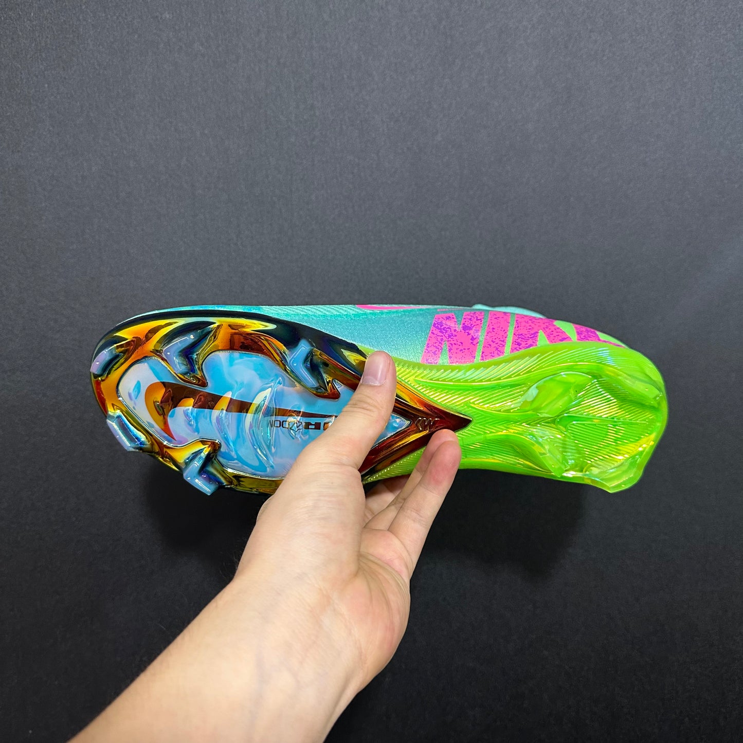 MERCURIAL SUPERFLY FG GREEN/AQUA/PINK