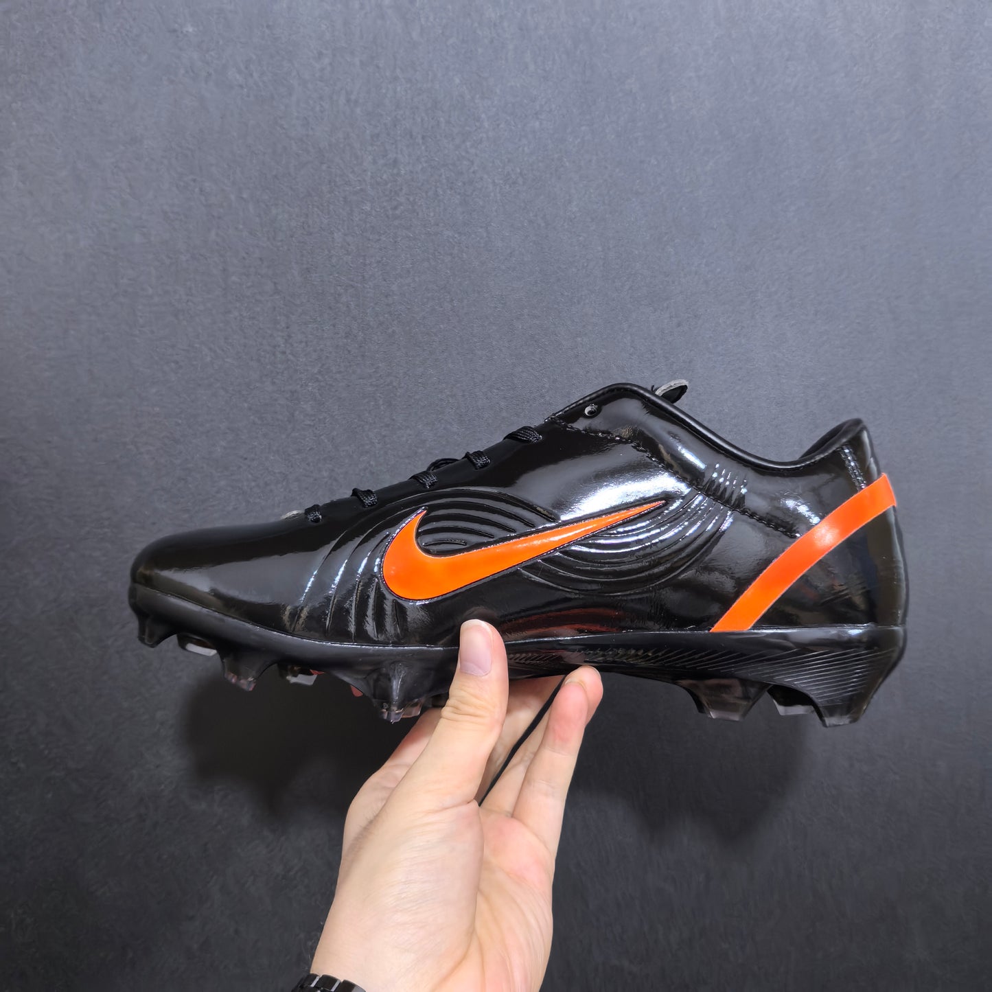 MERCURIAL VAPOR 1 R9 BLACK/ORANGE