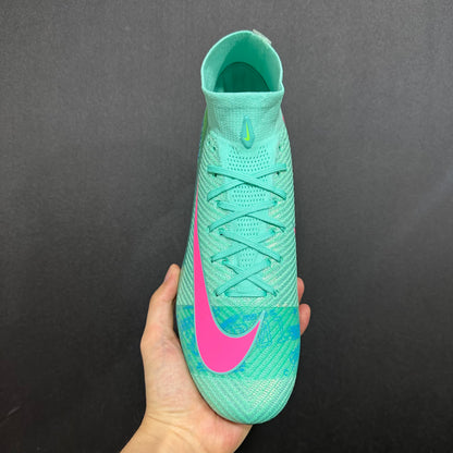 MERCURIAL SUPERFLY FG GREEN/AQUA/PINK