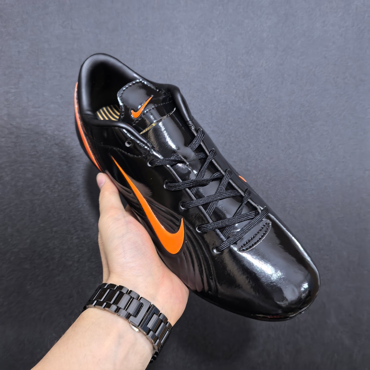 MERCURIAL VAPOR 1 R9 BLACK/ORANGE