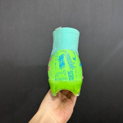 MERCURIAL SUPERFLY FG GREEN/AQUA/PINK